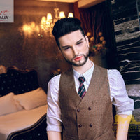 KELVIN (suit)<br>162cm Irontech Male Sex Doll<br>TPE Body / Silicone Head - Pleasure Dolls Australia