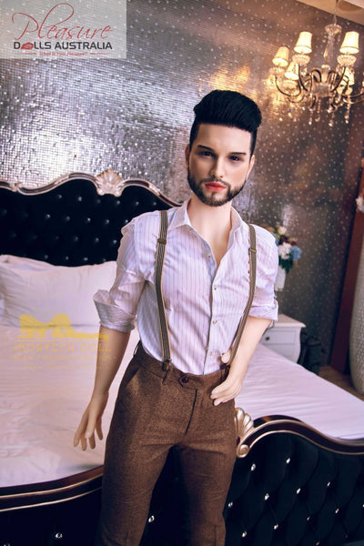 KELVIN (suit)<br>162cm Irontech Male Sex Doll<br>TPE Body / Silicone Head - Pleasure Dolls Australia