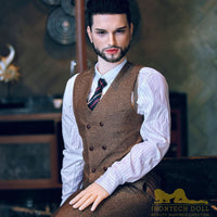 KELVIN (suit)<br>162cm Irontech Male Sex Doll<br>TPE Body / Silicone Head - Pleasure Dolls Australia