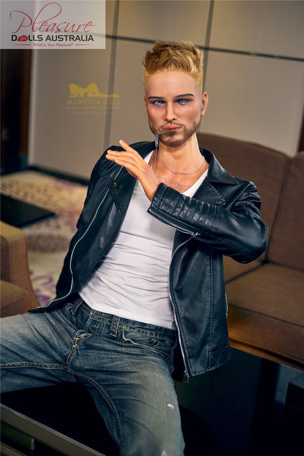 KEVIN<br>176cm Irontech Male Doll<br>Full Silicone - Pleasure Dolls Australia