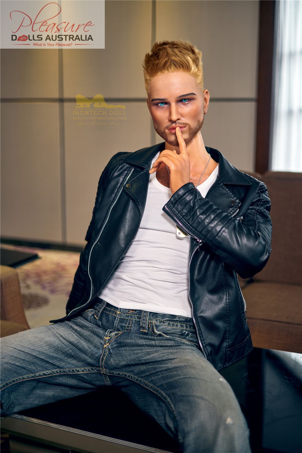 KEVIN<br>176cm Irontech Male Doll<br>Full Silicone - Pleasure Dolls Australia