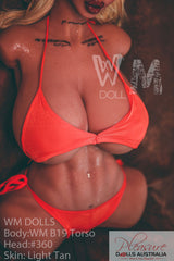 BILYANA - 82cm WM Dolls 'Nipple Sex' <br>Upper Body Sex Torso - Pleasure Dolls Australia